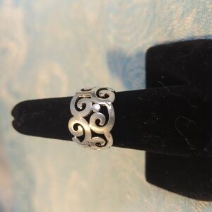 Sterling Silver Swirl Design Ring